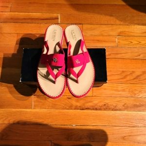Ralph Lauren Rosalind Red Slides